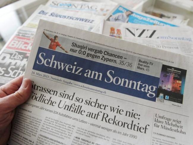 Eine Auswahl der Sonntagszeitungen (Archivbild)