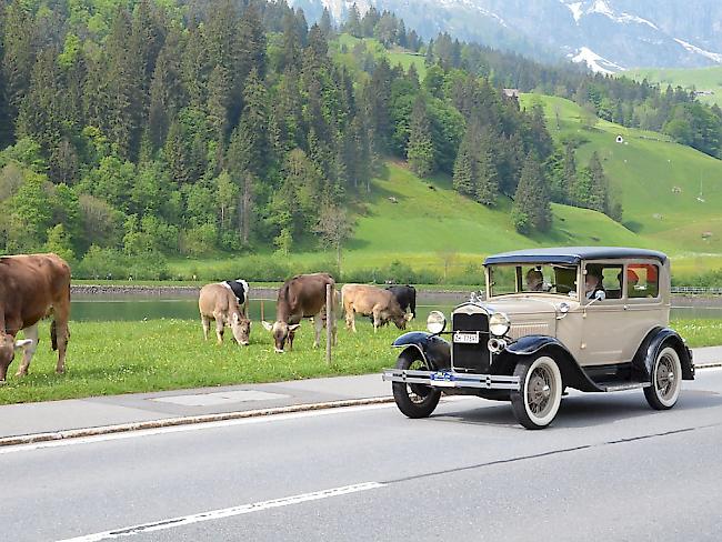 "Juwelen der Motorgeschichte": Gemütlich unterwegs zum Oldtimer-Treffen in Engelberg