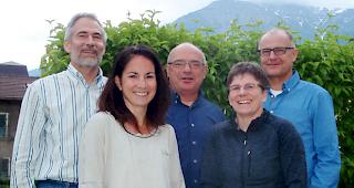 Die Kandidaten der Grünen Oberwallis (von links): Peter Kälin, Ursula Stüdi, Andreas Weissen, Brigitte Wolf und Stéphane Andereggen.