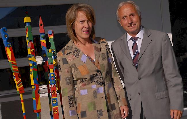 Brunhilde Matter folgt auf Ernst Witschard an der Spitze des Oberwalliser Kinderhilfswerks, dem Trägerverein des Kinderdorfs St.Antonius in Leuk-Stadt.
