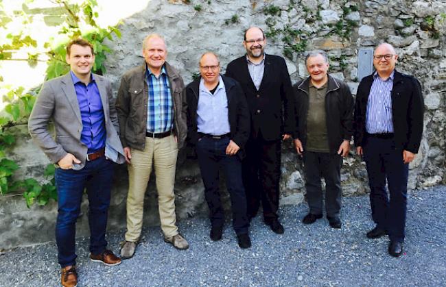 Verwaltungsrat der TWKW (von links): Michael Lochmatter-Bringhen, Leonhard Zumoberhaus, Josef Pfammatter (Präsident), Michel Schwery (Vizepräsident, Fridolin Imboden und Beat Abgottspon.