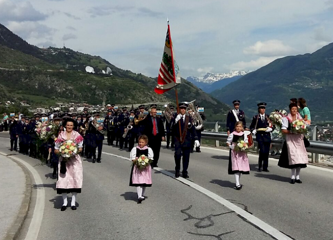 Oberwalliser Musikfest in Varen