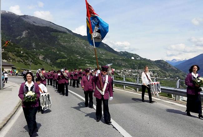 Oberwalliser Musikfest in Varen am Sonntag