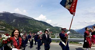 Oberwalliser Musikfest in Varen am Sonntag