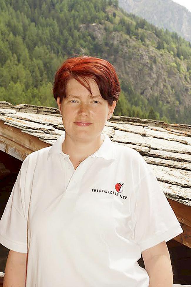 Liliane Imboden-Imhof ist seit acht Jahren beim FC Visp tätig.