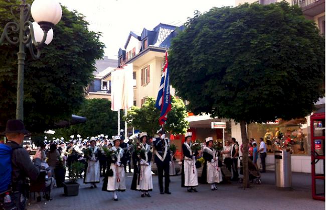 Fronleichnam-Prozession in Visp.