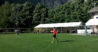 Zehn Faustball-Mannschaften spielten am Sonntag den 35. Badner-Cup. 