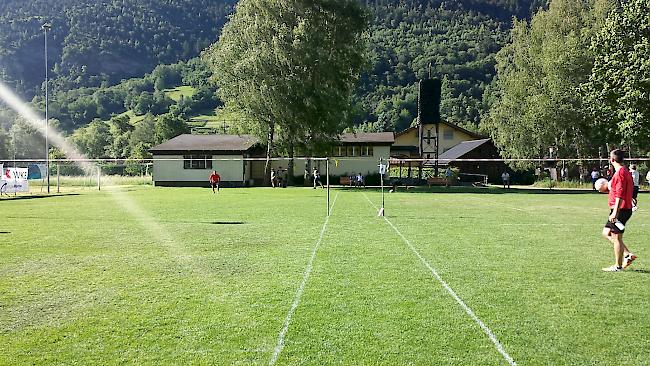 Zehn Faustball-Mannschaften spielten am Sonntag den 35. Badner-Cup. 