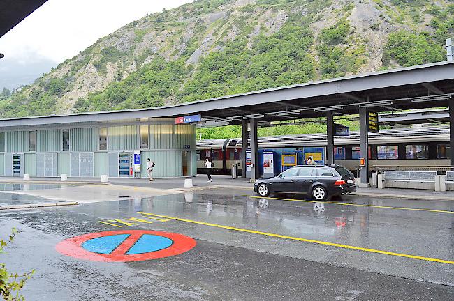 In Zukunft werden im Bahnhof Leuk mehr Doppelstockzüge halten. 