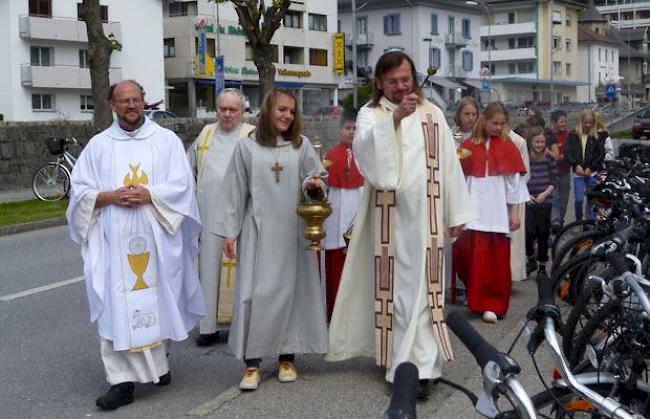 Die Velosegnung von «Tandem 91» in Gampel-Steg