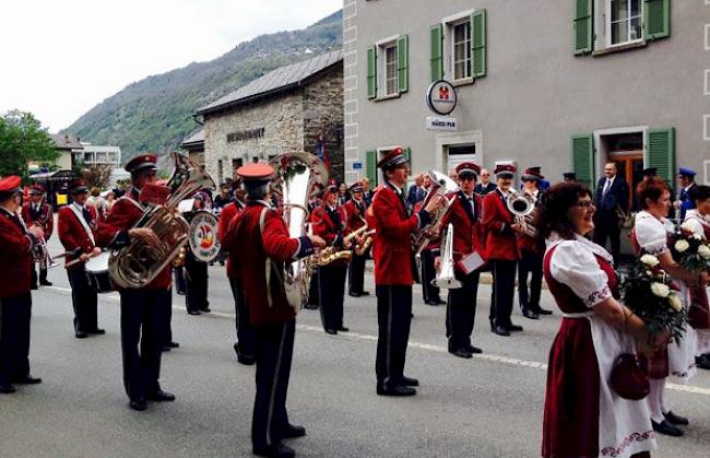 Schnappschüsse vom Bezirksmusikfest in Glis.