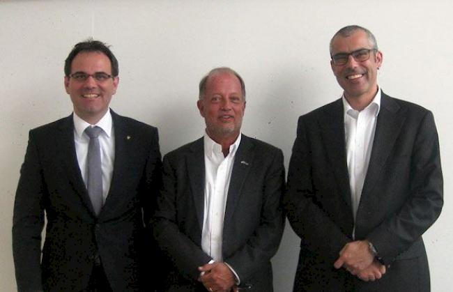 Von links: Präsident Stefan Gehrig, Mitgründer Jan Hellmann und Sekretär Laurent Tschopp.
