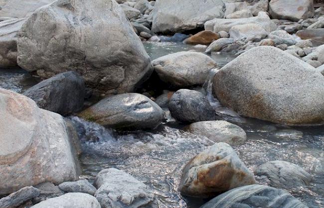 Wasserspender: Der noch junge Rotten im Goms. 