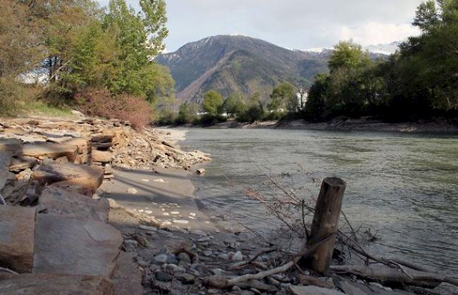 Im Fluss: Der Rotten bei Baltschieder.