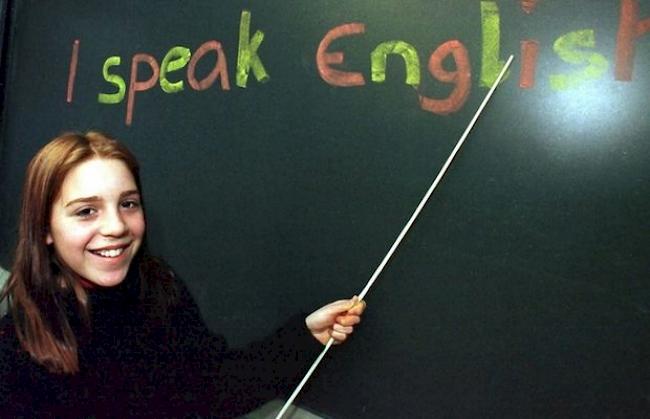 Englisch wird im Oberwallis ab der fünften Primarschule gelehrt.