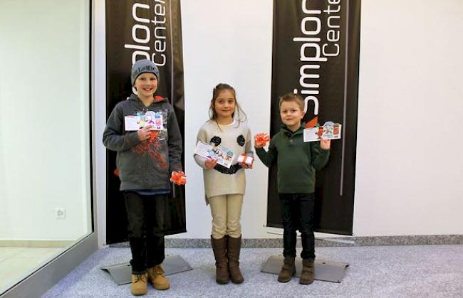 Die Gewinner: Raoul Stephan Burgener, Celine Zengaffinen und Alessandro Pratelli. 