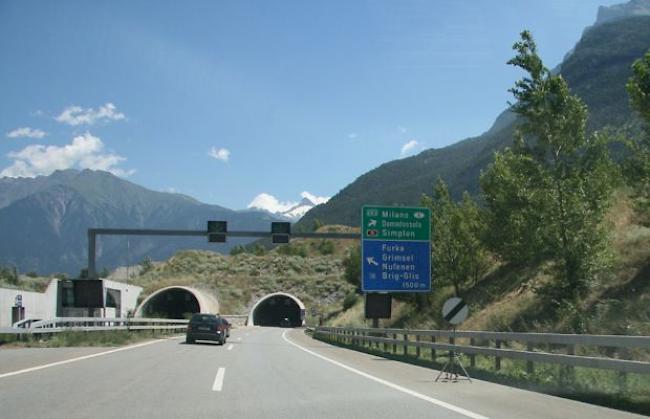 Im Wallis gibt es eine sehr hohe Fahrzeugdichte.