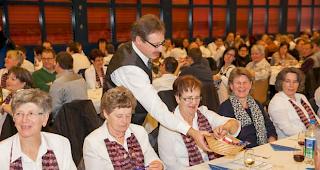 Neujahrsempfang Stalden 2014: Bleistifte mit &laquo;Munterwegs&raquo;-Aufdruck f&uuml;r die G&auml;ste. 