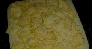 Ravioli selbstgemacht  etwas Geduld und Fingerspitzengef&uuml;hl ist gefragt.