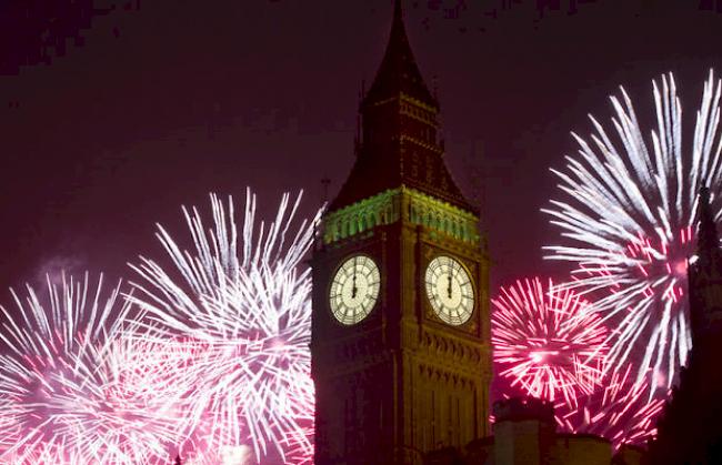 Feuerwerk beim Big Ben