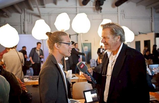 Der Filmemacher Philipp Eyer im Gespräch mit SRF-Wallis-Korrespondent Reinhard Eyer. 