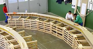 Die Fertigstellung der Br&uuml;cke hat mehr als ein Jahr gedauert.