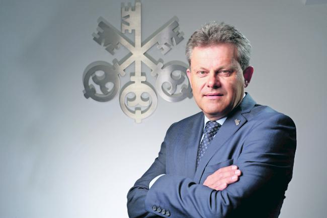 Iwan Willisch, Regionaldirektor UBS Wallis, freut sich auf die neuen Auszubildenden.