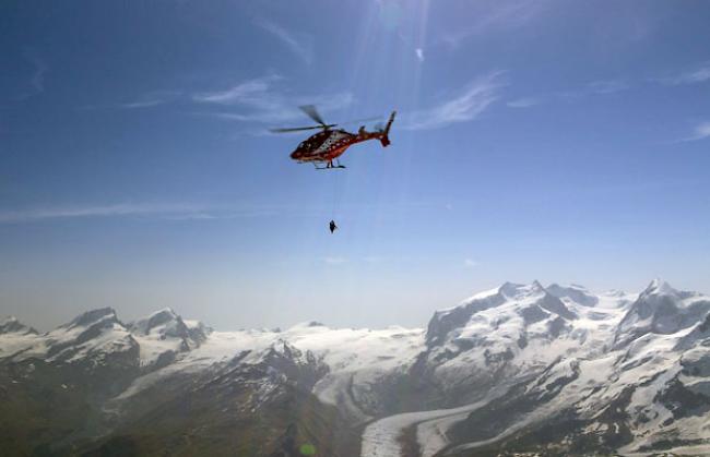 Am Wochenende flogen die Rettungshelikopter der Air Zermatt ihren 1000. Einsatz.