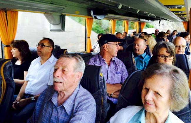 Die Delegation aus Brig