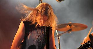 Nazareth-Gitarrist Jimmy Murrison legte sich am diesj&auml;hrigen Sierre Blues Festival ins Zeug (Archivbild).