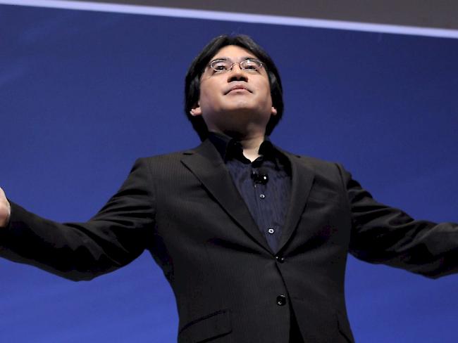 Eine Aufnahme von Nintendo-Chef Satoru Iwato aus dem Jahr 2009: Iwato starb am Samstag nach einem Krebsleiden (Archivbild).
