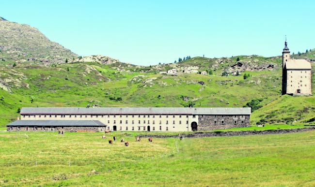 Markanter Bau. Das Barralhaus am Simplonpass hat eine bewegte Vergangenheit.