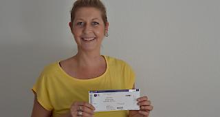 Nadin Schlosshauer ist gl&uuml;ckliche Gewinnerin von zwei Scorpion-Konzerttickets.