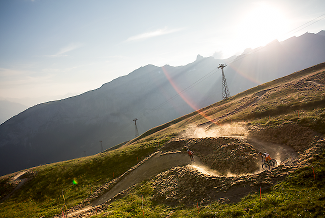 Flowtrail Leukerbad: Bau abgeschlossen - Eröffnung am 25. Juli 2015