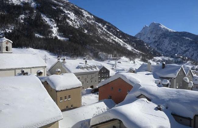 «Winterbilder aus Simplon-Dorf, aufgenommen am 6. Februar 2014.»