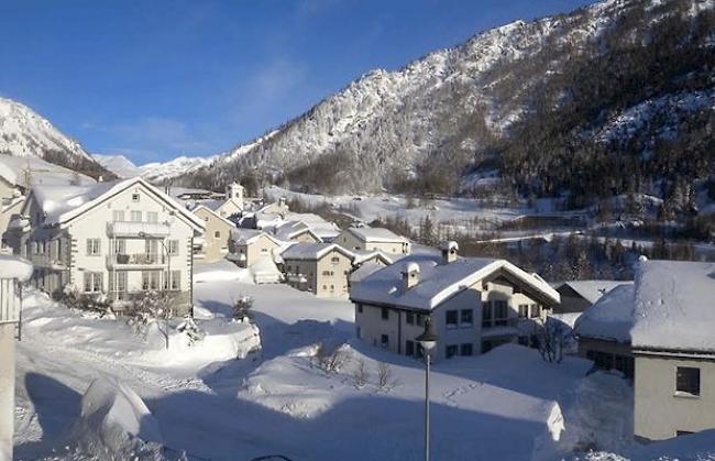 «Winterbilder aus Simplon-Dorf, aufgenommen am 6. Februar 2014.»