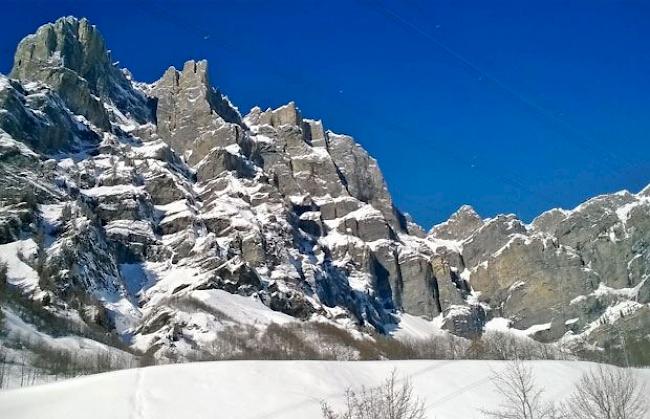 Schöne Kulisse bei Leukerbad.