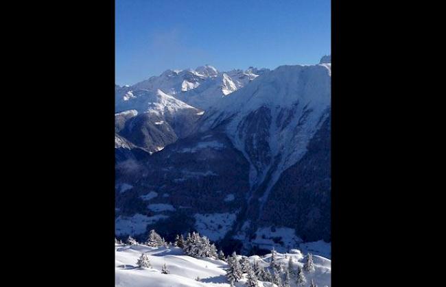 Aussicht von der Bettmeralp auf Breithorn/Fürsitten