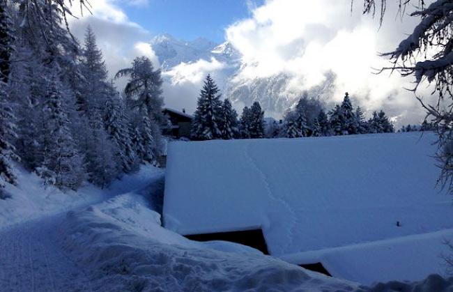 Winterbilder aus Grächen