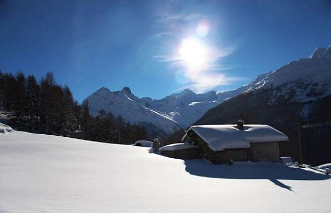 Winterbilder aus dem Wallis