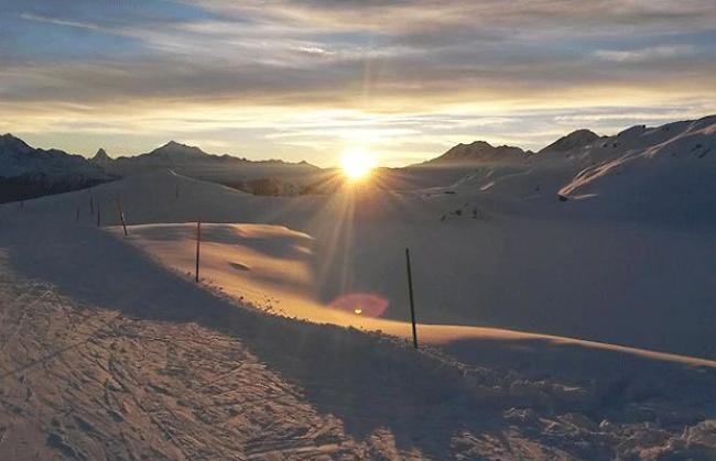 «Ein toller Wintertag auf der Bettmeralp geht zu Ende.»