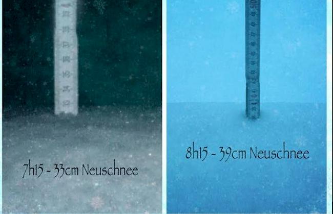 «Und es schneit immer noch... ;)» - chronologisch.