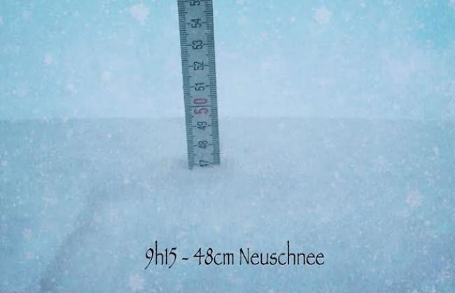 «Und es schneit immer noch... ;)» - chronologisch.