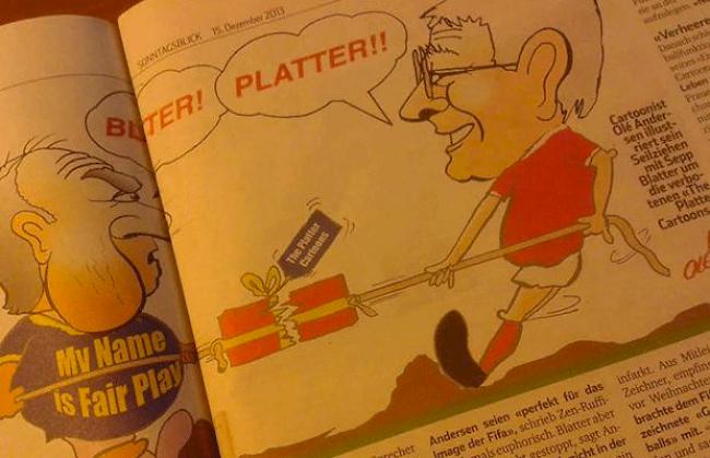 Zeichner Andersen zeichnete für «SonntagsBlick» eine ähnliche Karikatur von....