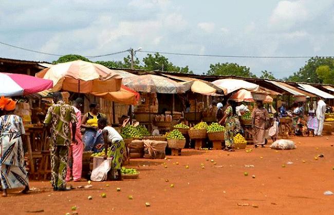 Marktszene in Südbenin 