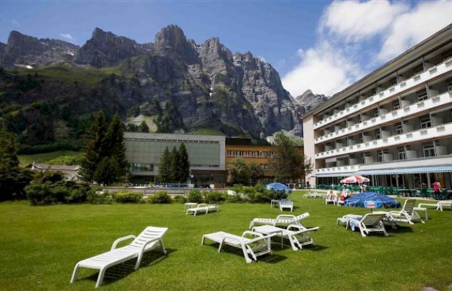 Auch beim Rehazentrum in Leukerbad wurde die Vereinbarung unterzeichnet.