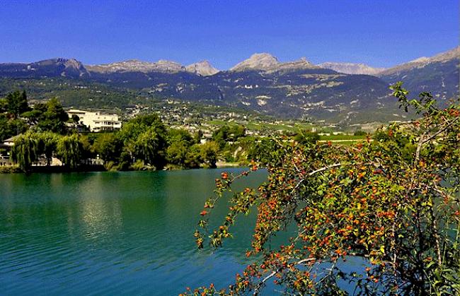 Der Lac de Geronde in Siders.