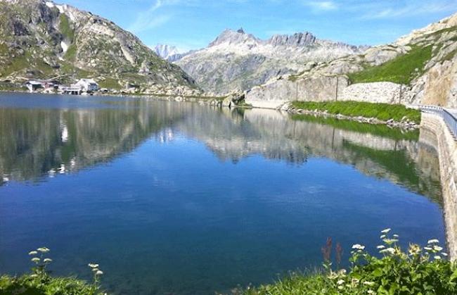 «Auf dem Grimselpass.»