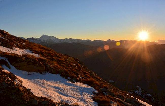 «Sonnenuntergang bei der Mäderlicka.»