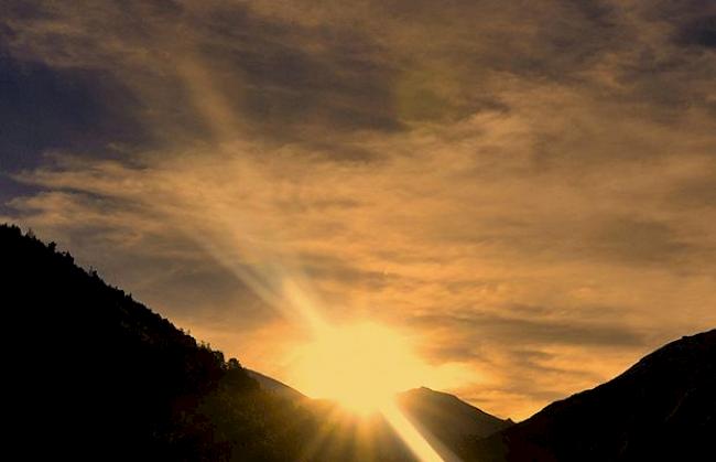 Ein herbstlicher Sonnenaufgang